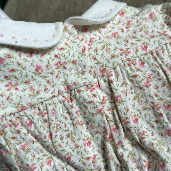 Ralph Lauren girls floral collared dress with matching bloomers NWT - Picture 8 of 9